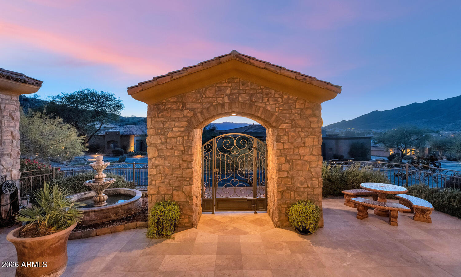 14239 South 14th Street Phoenix, AZ 85048 - Photo 60 of 64 Courtyard at Sunset