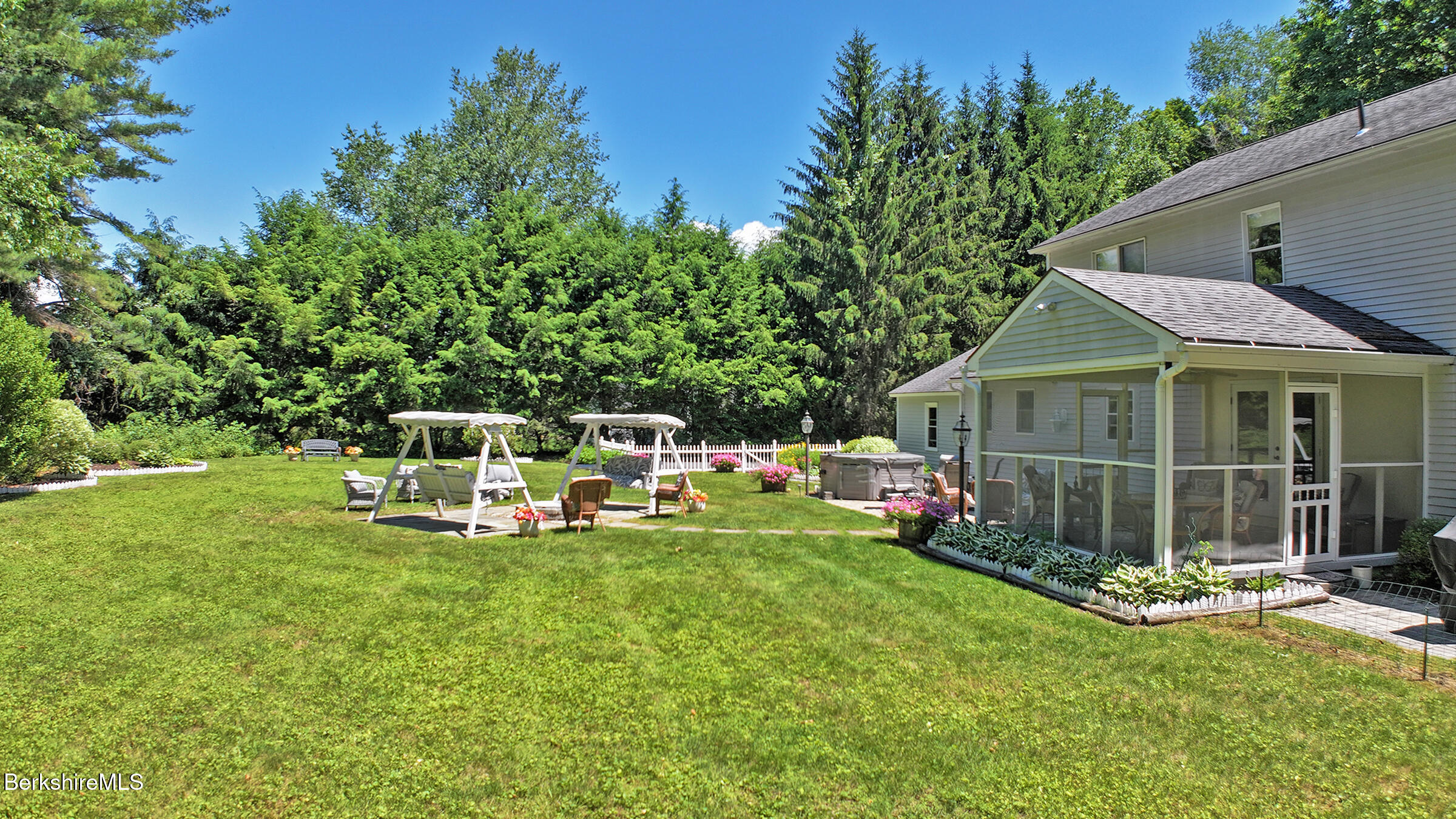 576 Holmes Road Pittsfield, MA 01201 - Photo 54 of 55 SCREENED PORCH AND BACK LAWN