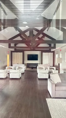 a view of a deck with a yard