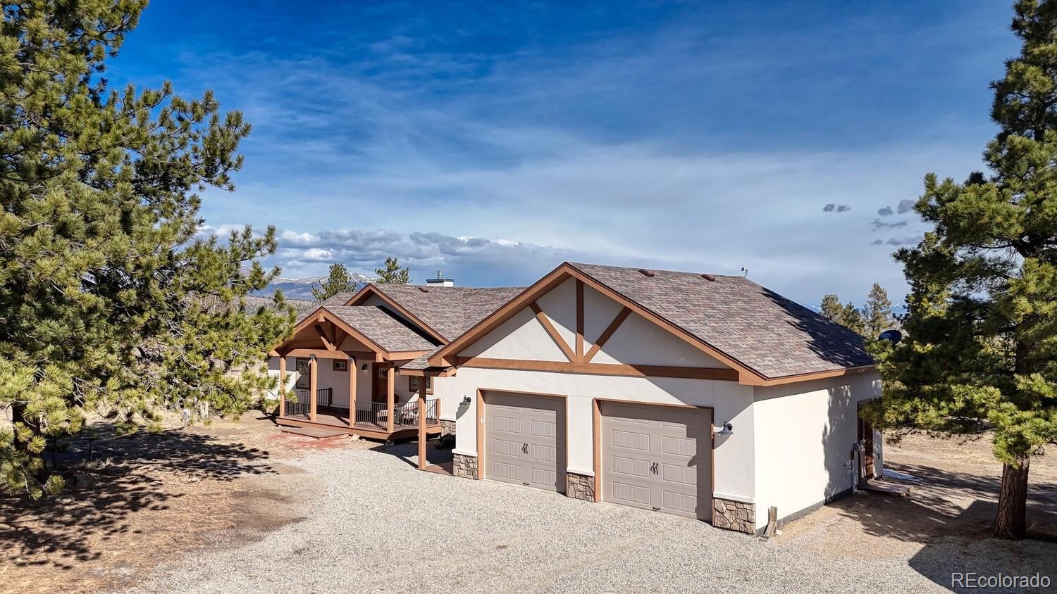 3561 Singletree Road Hartsel, CO 80449 - Photo 24 of 48 front view of a house with a yard