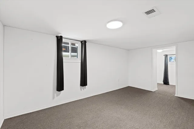 a view of a room with window