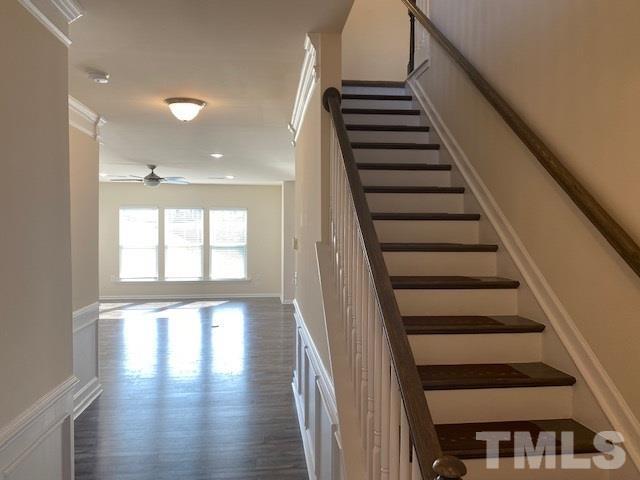 674 Brook Pine Trail Apex, NC 27523 - Photo 3 of 30 a view of entryway and hall with wooden floor