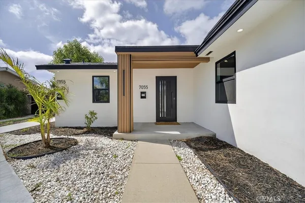 a house with a outdoor space