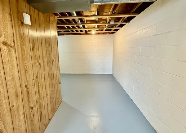 a view of storage and utility room
