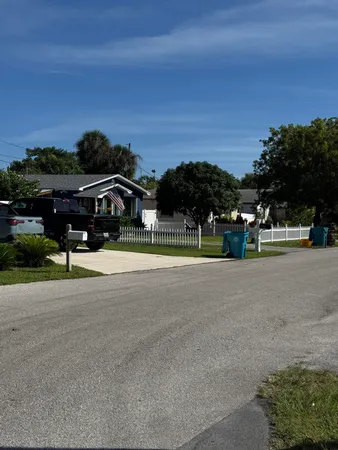 a view of street with houses