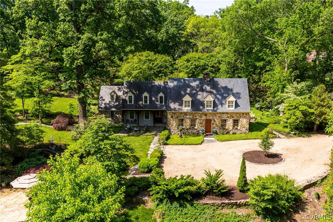 207 Wood Road Henrico, VA 23229 - Photo 1 of 50 Original portion of the stone cape style home was