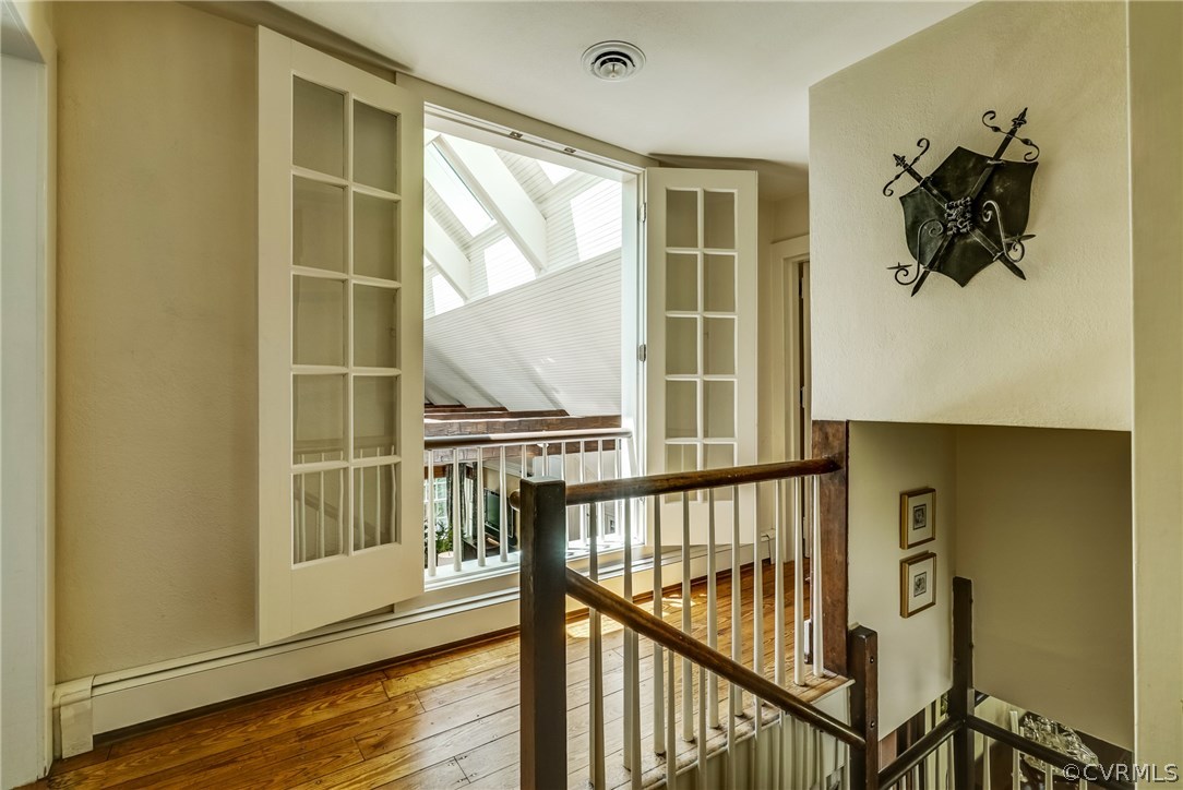 207 Wood Road Henrico, VA 23229 - Photo 23 of 50 French doors at second floor landing overlooking k