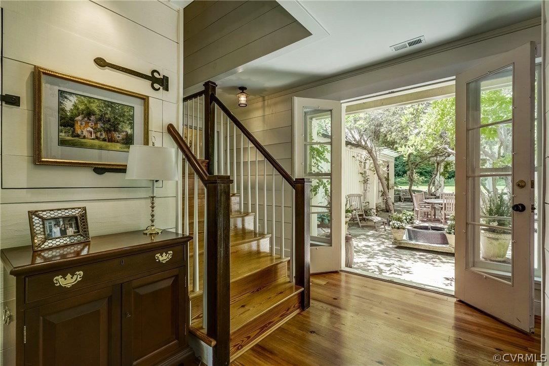 207 Wood Road Henrico, VA 23229 - Photo 3 of 50 Foyer with french doors leading to the courtyard