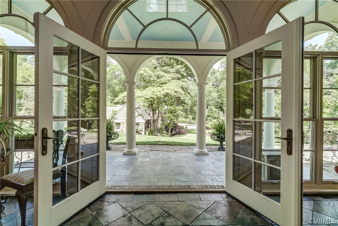 207 Wood Road Henrico, VA 23229 - Photo 36 of 50 The graceful arches, regal columns and covered por