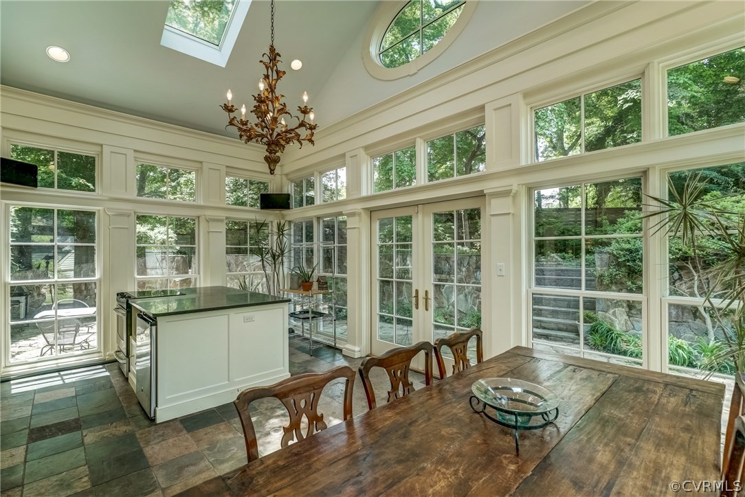 207 Wood Road Henrico, VA 23229 - Photo 38 of 50 The conservatory kitchen includes African slate ti