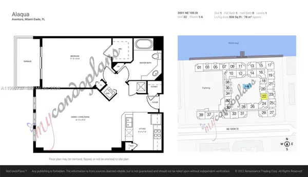 $2,400 | 3001 Northeast 185th Street, Unit 422, Aventura, FL 33180