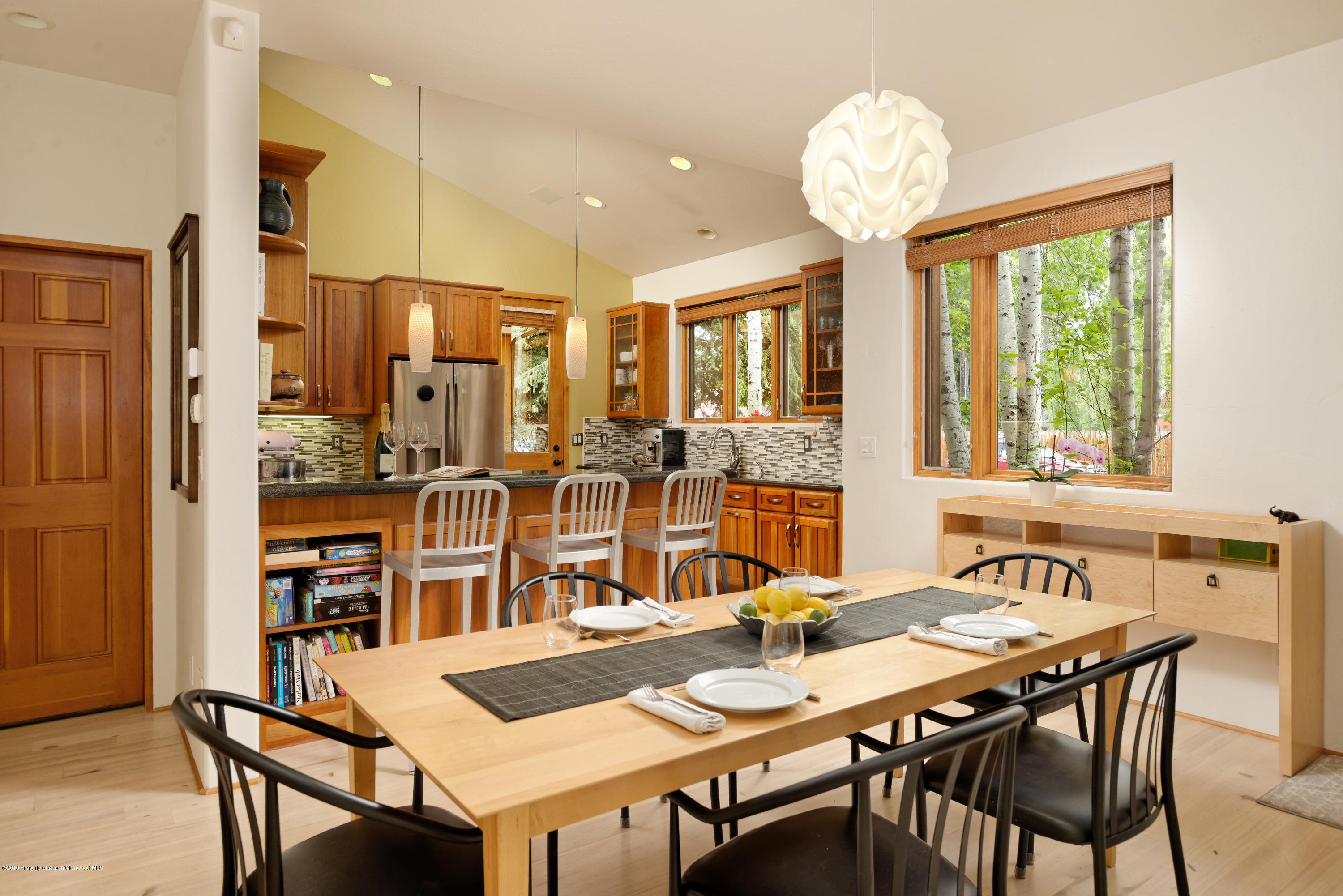 371 Alexander Lane Basalt, CO 81621 - Photo 6 of 18 371Alexander Dining Toward Kitchen
