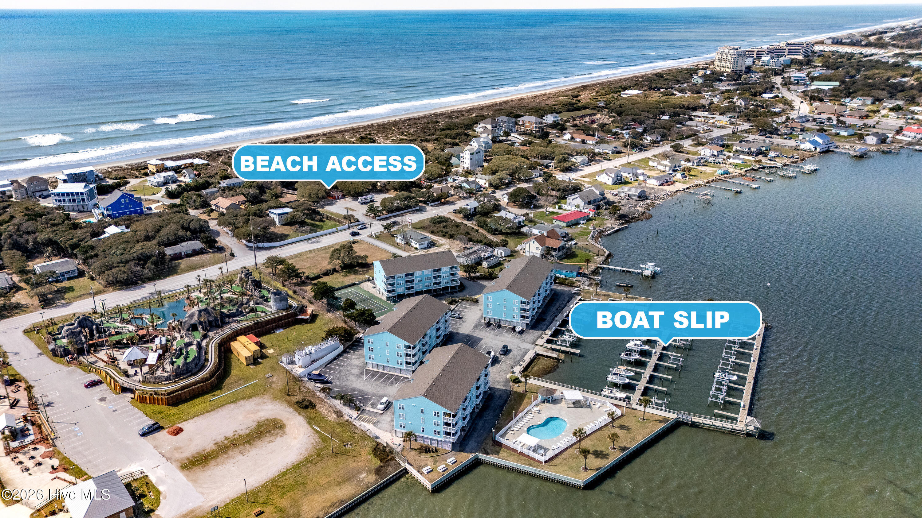 1010 Salter Path Road, Unit 33 Indian Beach, NC 28512 - Photo 2 of 52 Aerial View