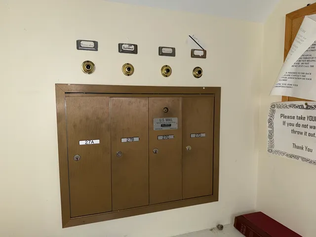 a close view of door lock