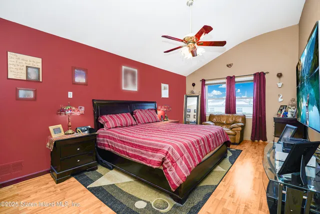 a bath tub sitting in a bathroom