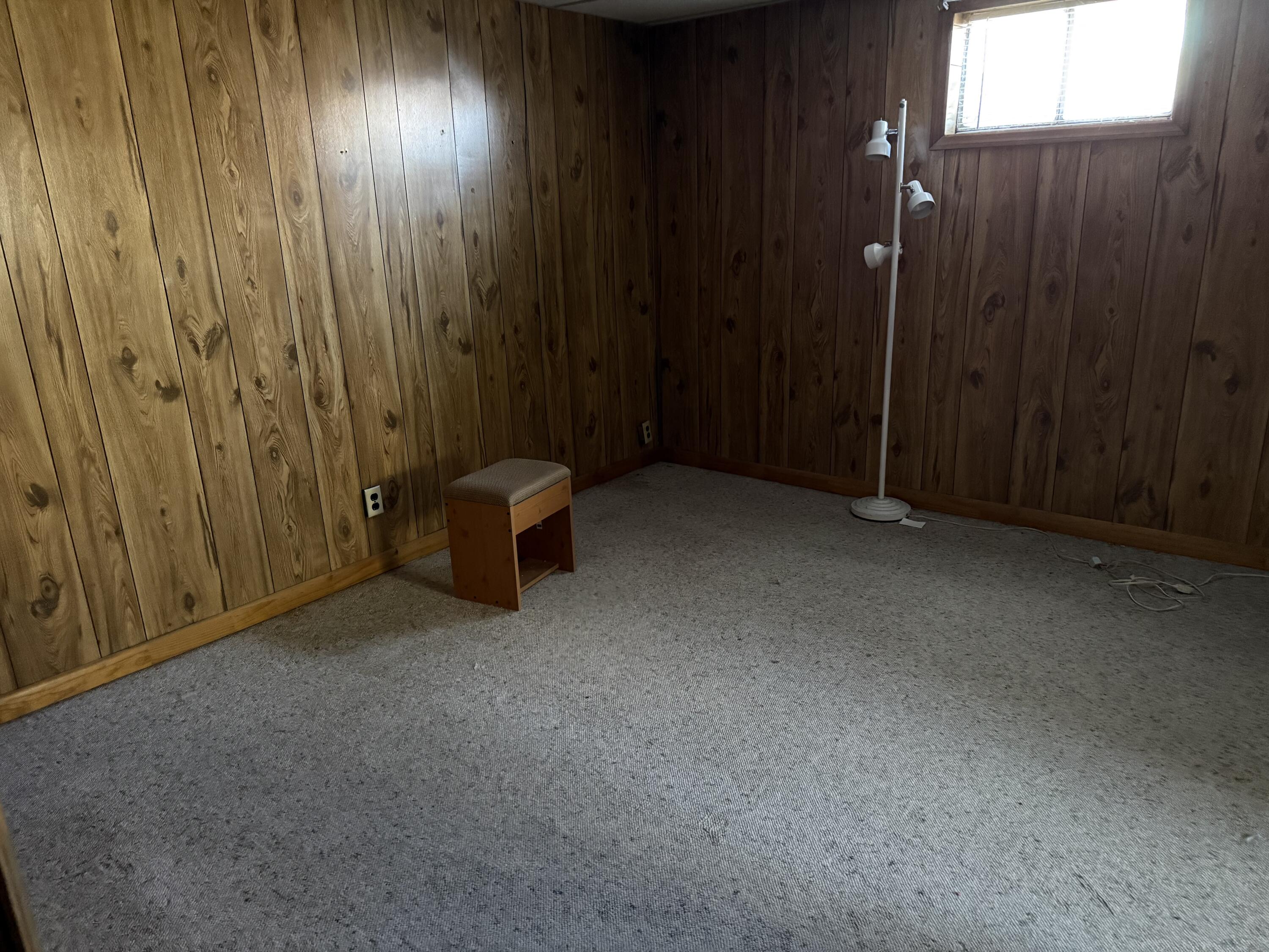 1028 Roswell Lane Blue Ridge, VA 24064 - Photo 11 of 21 a view of an empty room with wooden walls