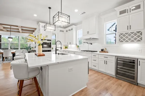 a view of storage and utility room with empty racks