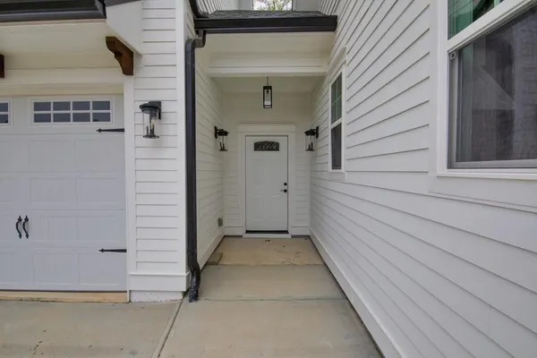 a view of a house with a door