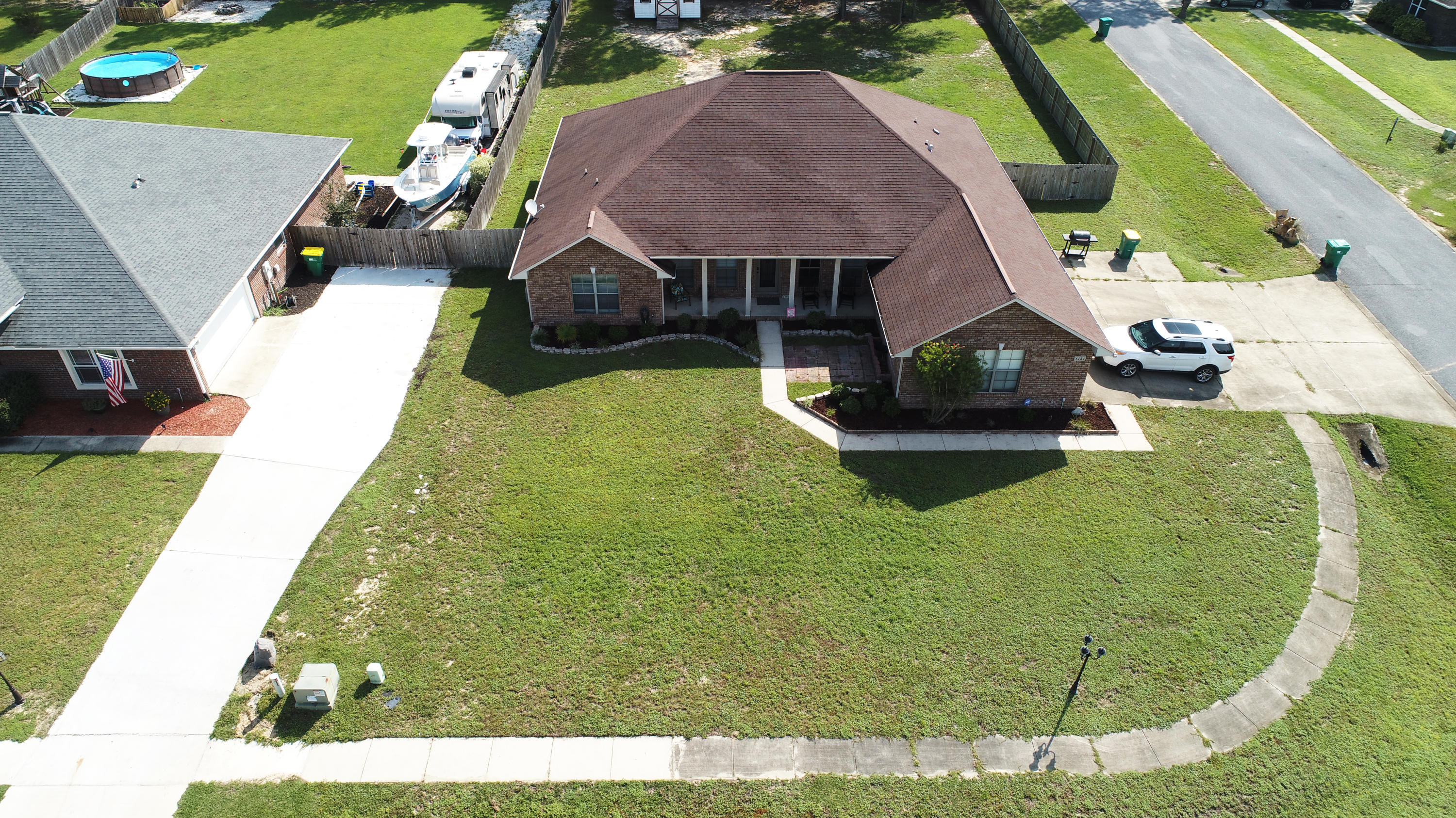 6181 Hummingbird Lane Crestview, FL 32536 - Photo 43 of 56 an aerial view of a house