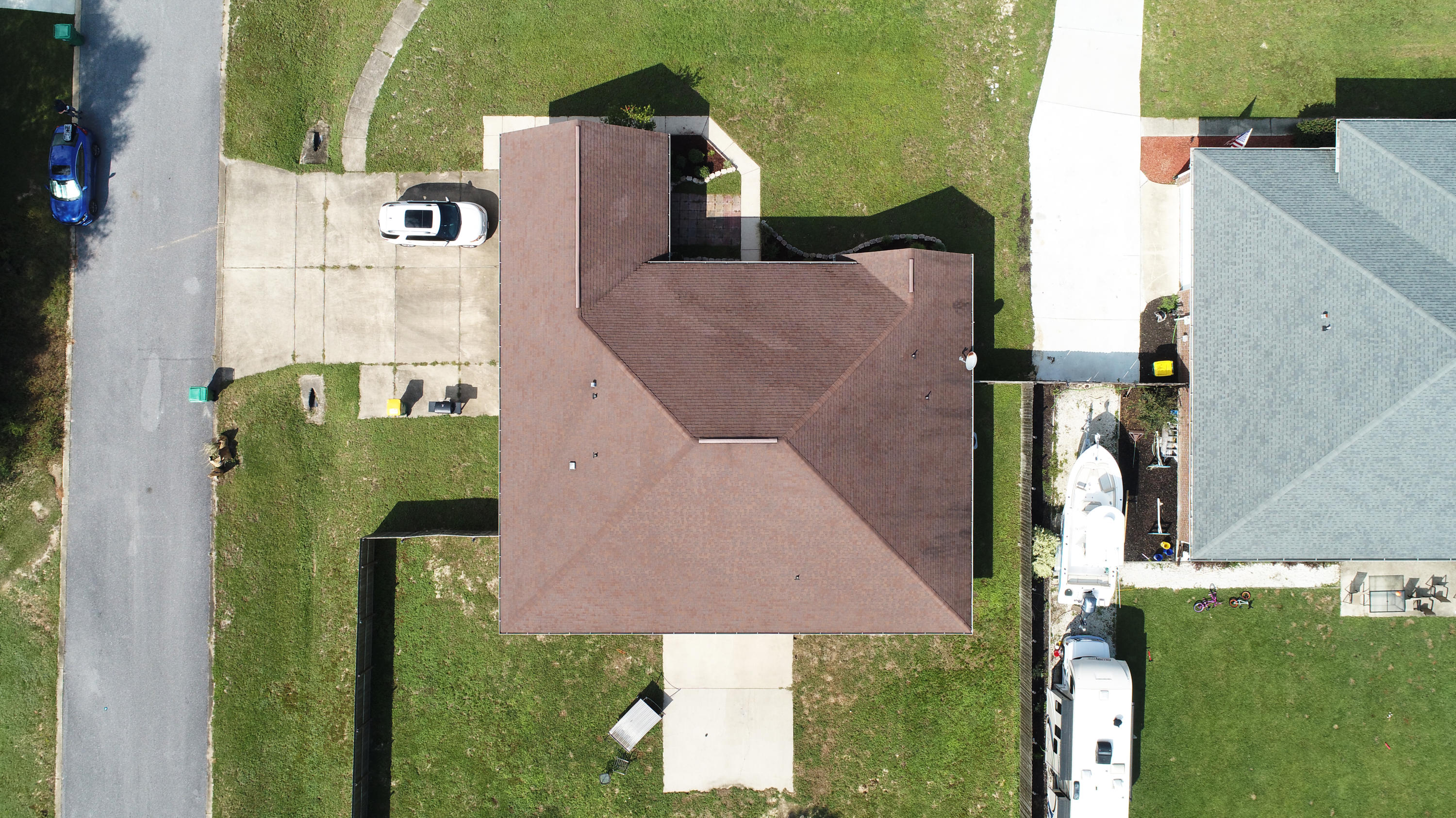 6181 Hummingbird Lane Crestview, FL 32536 - Photo 48 of 56 an aerial view of a house with a yard