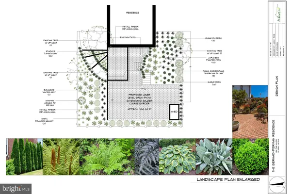 a pathway of a house with wooden fence