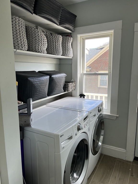 3 Chester Road, Unit 3 Belmont, MA 02478 - Photo 39 of 40 a utility room with dryer and washer