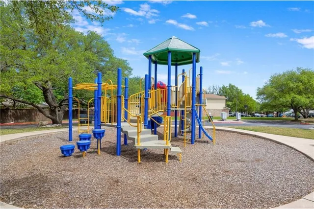 a view of outdoor space with seating