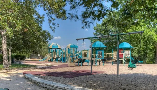 a view of street with houses