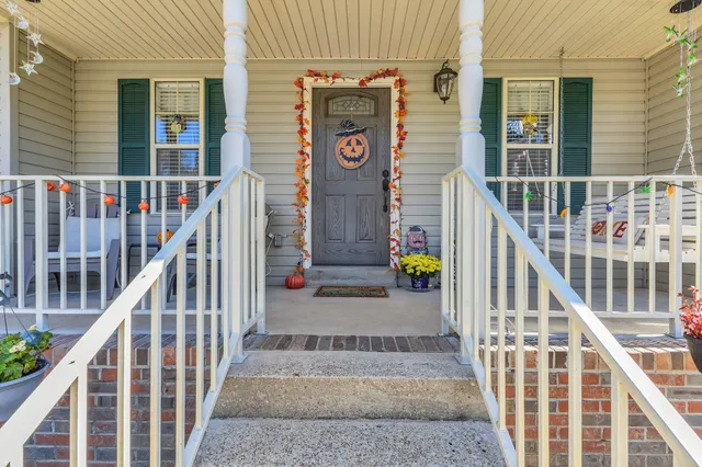 a view of building with wooden floor and stairs
