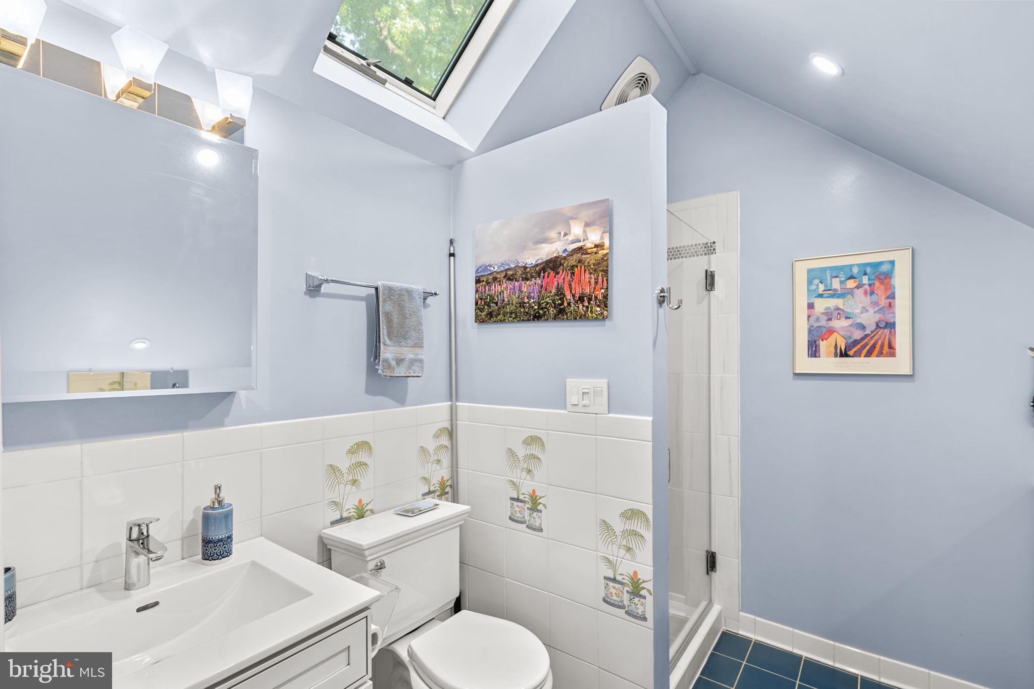 9508 Bruce Drive Silver Spring, MD 20901 - Photo 30 of 50 a bathroom with a sink mirror and toilet