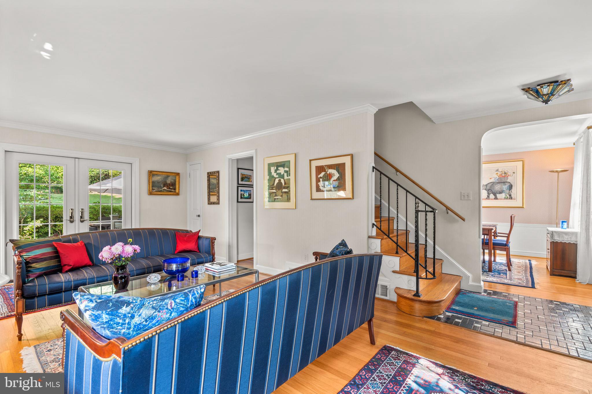 9508 Bruce Drive Silver Spring, MD 20901 - Photo 6 of 50 a living room with furniture and a wooden floor