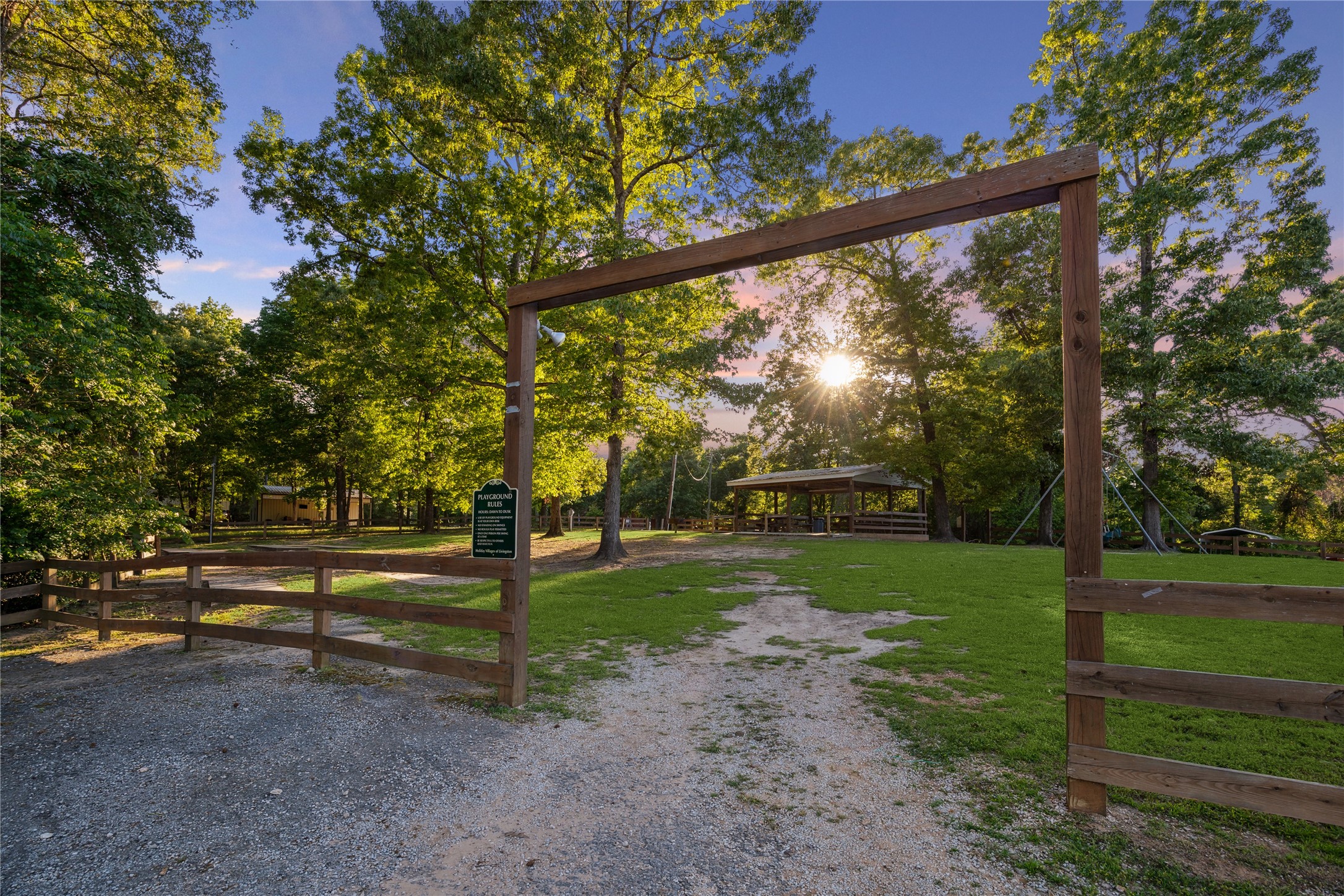 500 Lagoon Drive Point Blank, TX 77364 - Photo 12 of 23 a view of a park with large trees