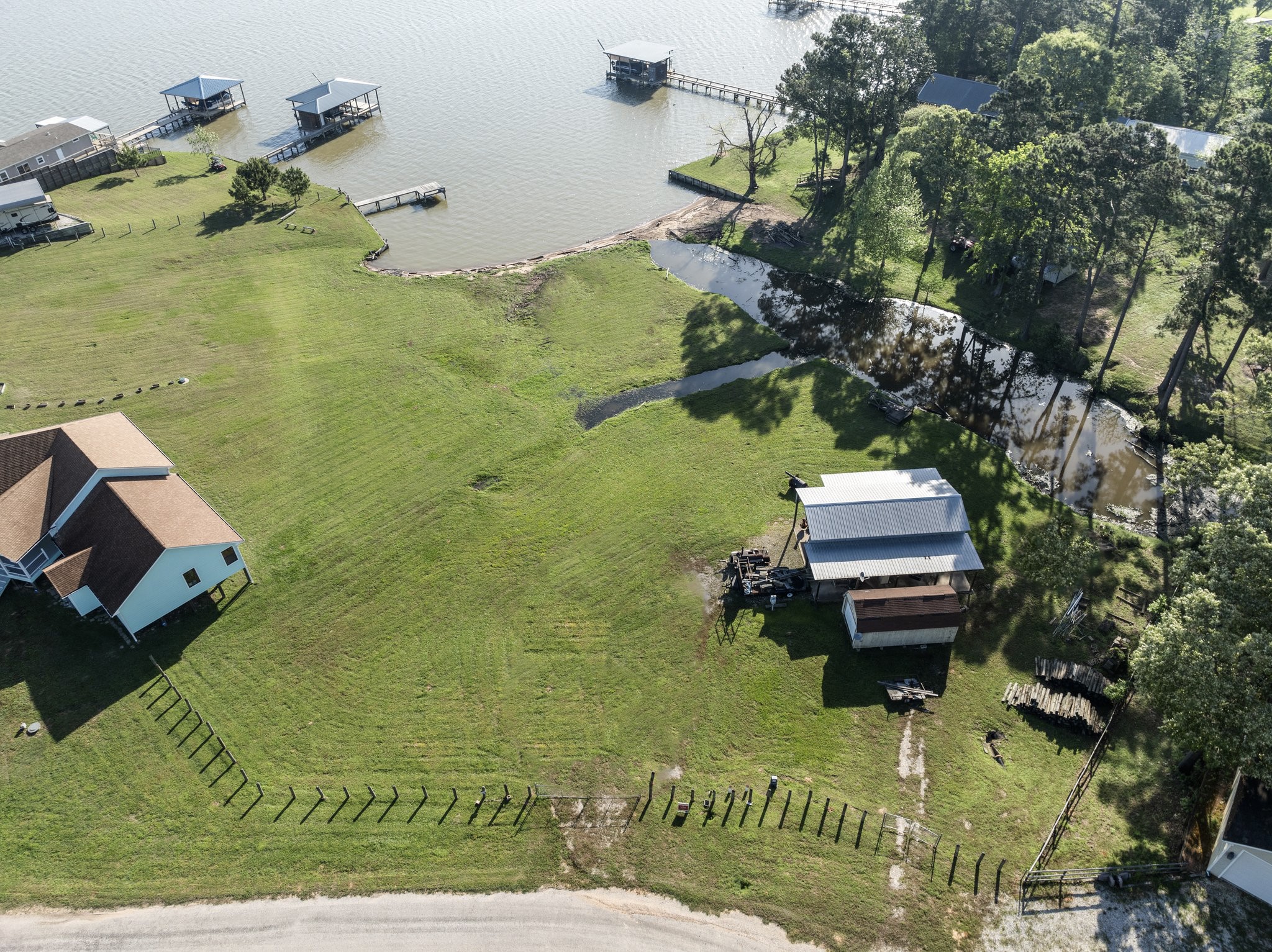 500 Lagoon Drive Point Blank, TX 77364 - Photo 5 of 23 a view of yard with seating area