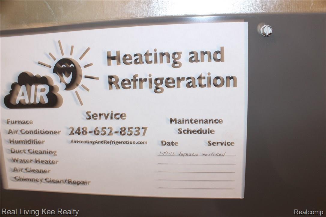556 Curzon Road Rochester, MI 48307 - Photo 45 of 49 Furnace less than year old!!!