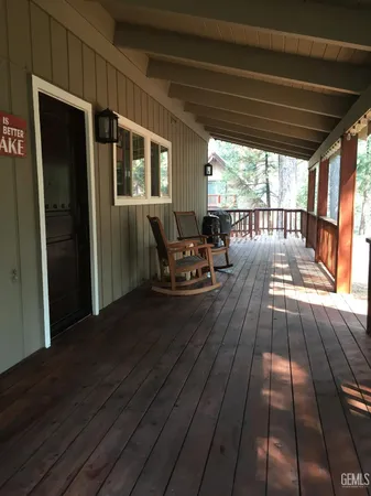 a view of outdoor space with seating space
