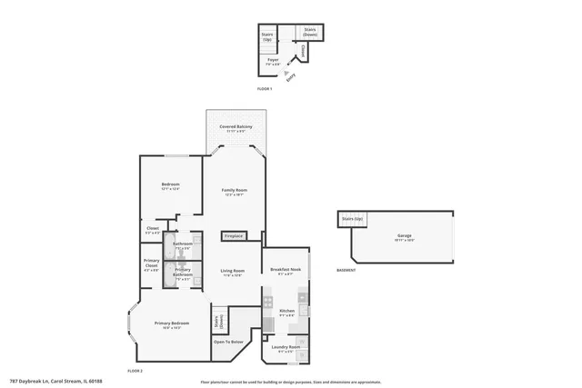 $285,000 | 787 Daybreak Lane, Unit 787, Carol Stream, IL 60188