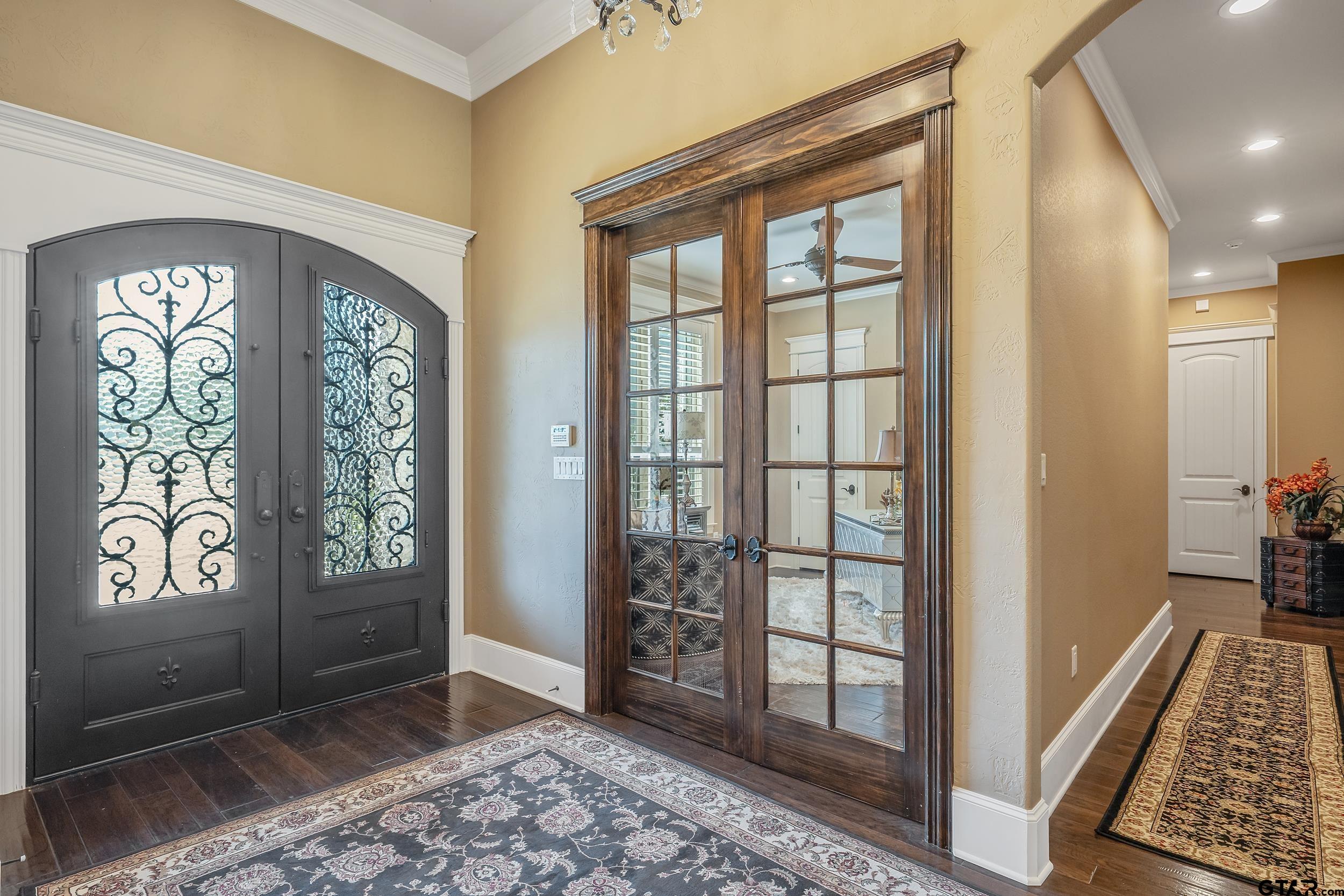 17521 Biltmore Circle Tyler, TX 75703 - Photo 5 of 48 a view of entryway with wooden floor