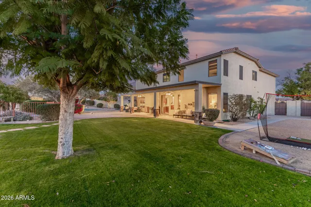 a view of a outdoor space with seating area