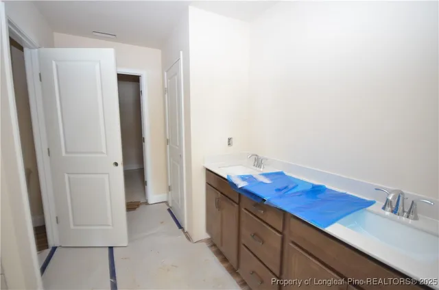 a room with storage and utility