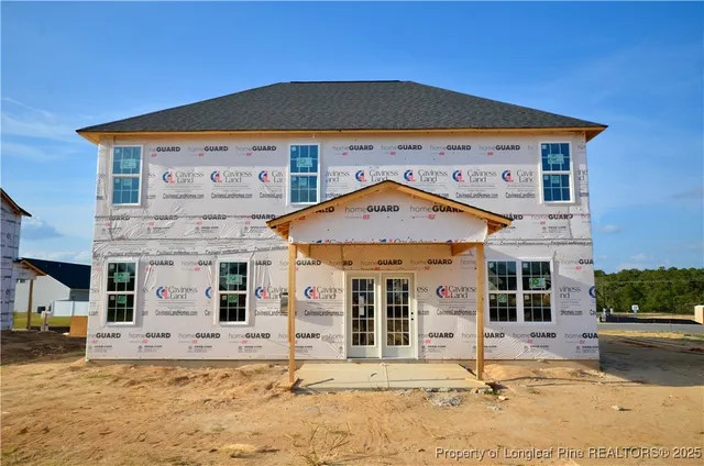 a front view of a building