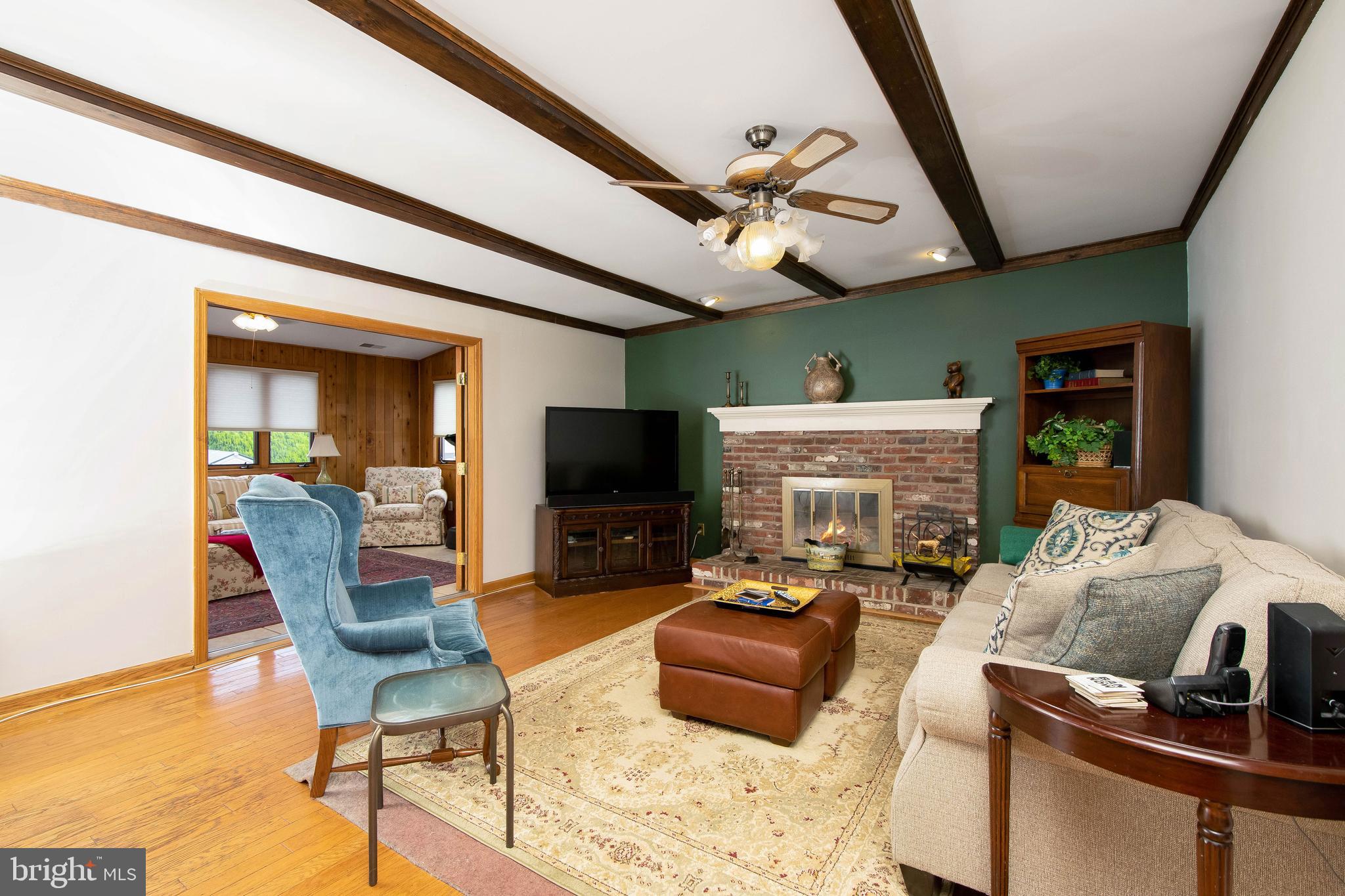 10 Euston Road Marlton, NJ 08053 - Photo 17 of 39 Family Room, Hardwood, Wood Burning Fireplace