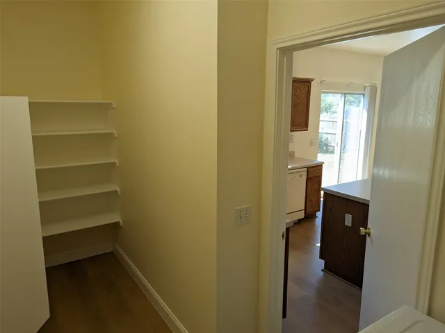 a view of walk in closet