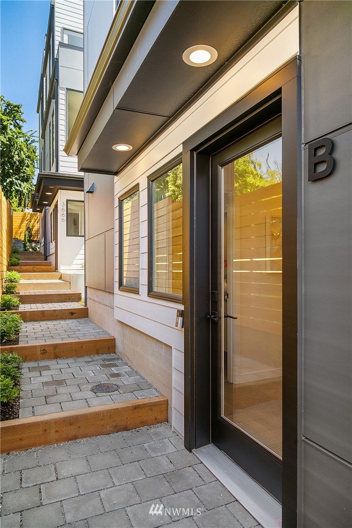 3664 Interlake Avenue North, Unit B Seattle, WA 98103 - Photo 2 of 13 a view of a entryway door front of house