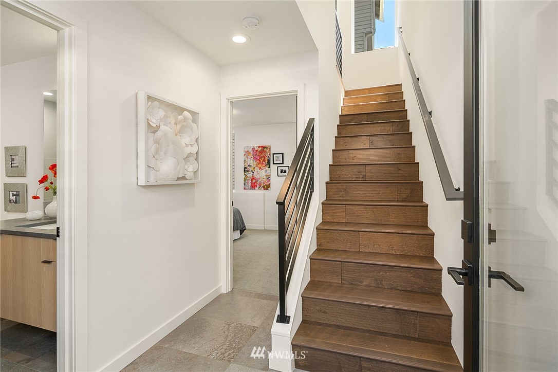 3664 Interlake Avenue North, Unit B Seattle, WA 98103 - Photo 3 of 13 a view of an entryway with stairs