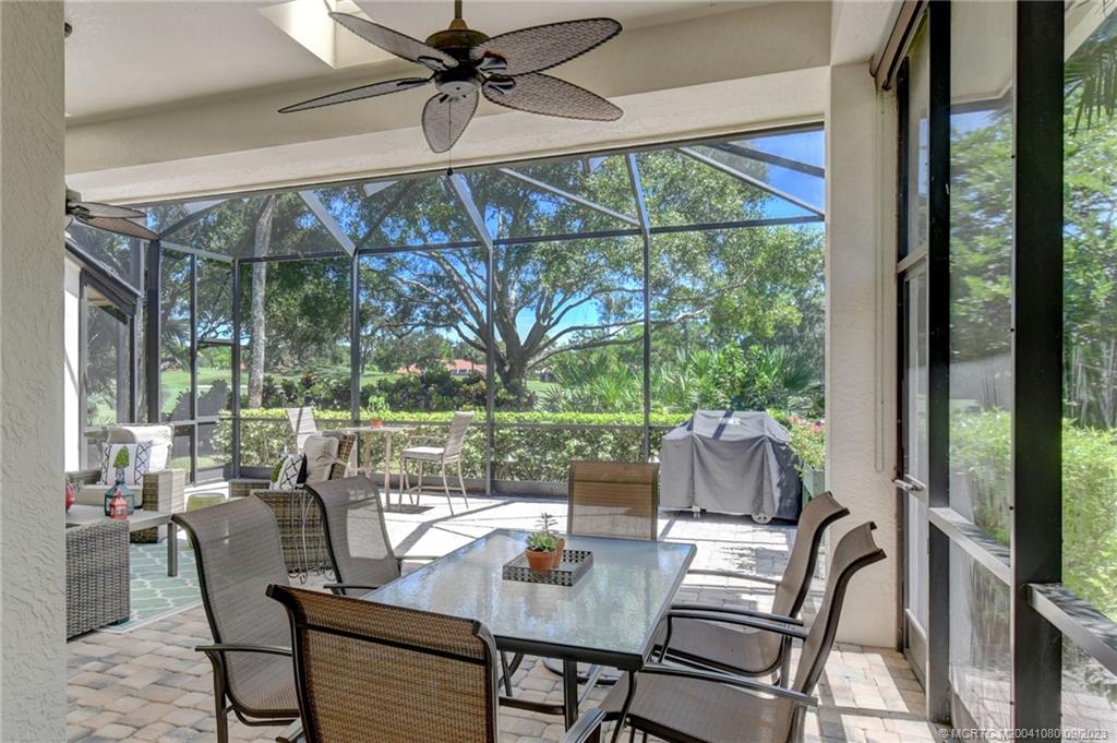 3531 Southeast Cambridge Drive Stuart, FL 34997 - Photo 32 of 44 a outdoor view with a hardwood floor and a sink