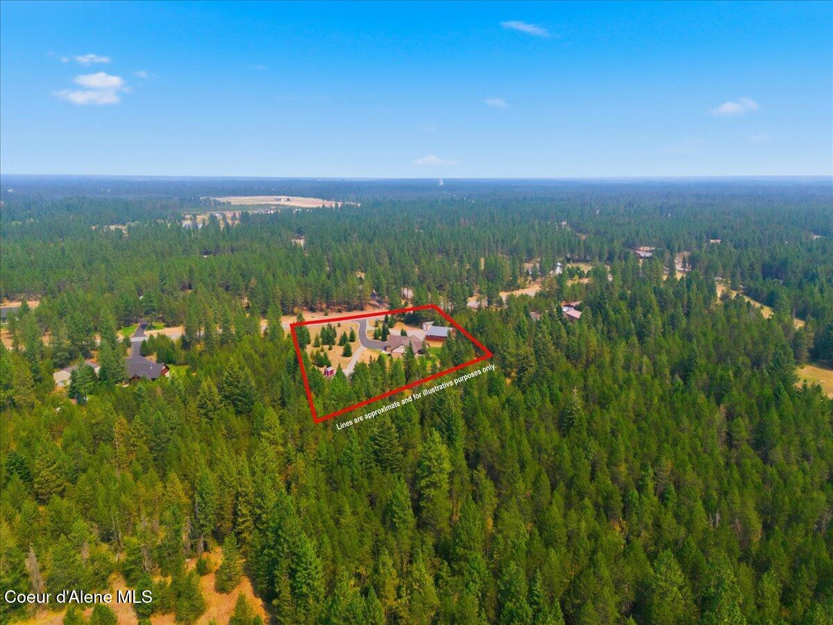 22262 North Massif Road Rathdrum, ID 83858 - Photo 53 of 61 Aerial Back of Home