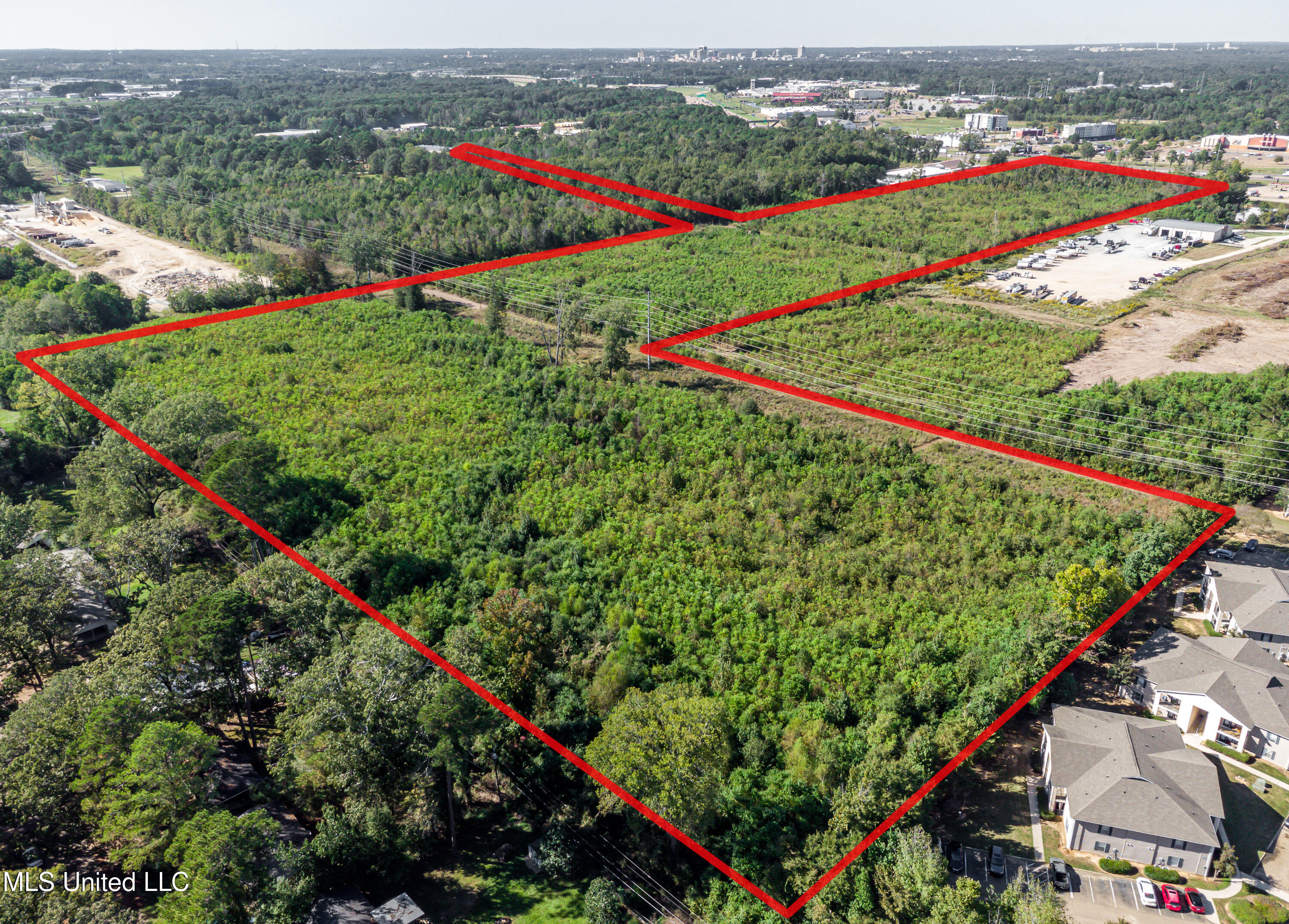 0 White Boulevard Pearl, MS 39208 - Photo 2 of 10 White Blvd Land drone-2b