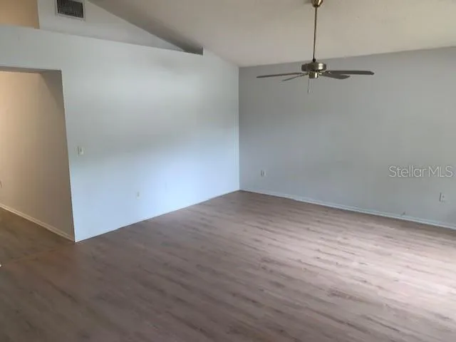 wooden floor in an empty room