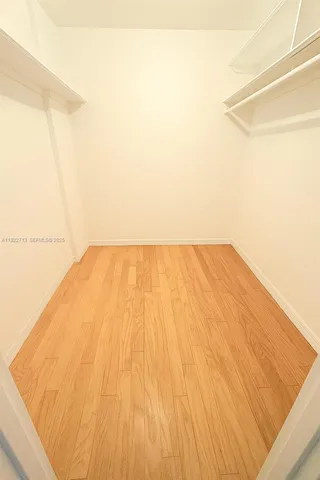 a view of a hallway with elevator