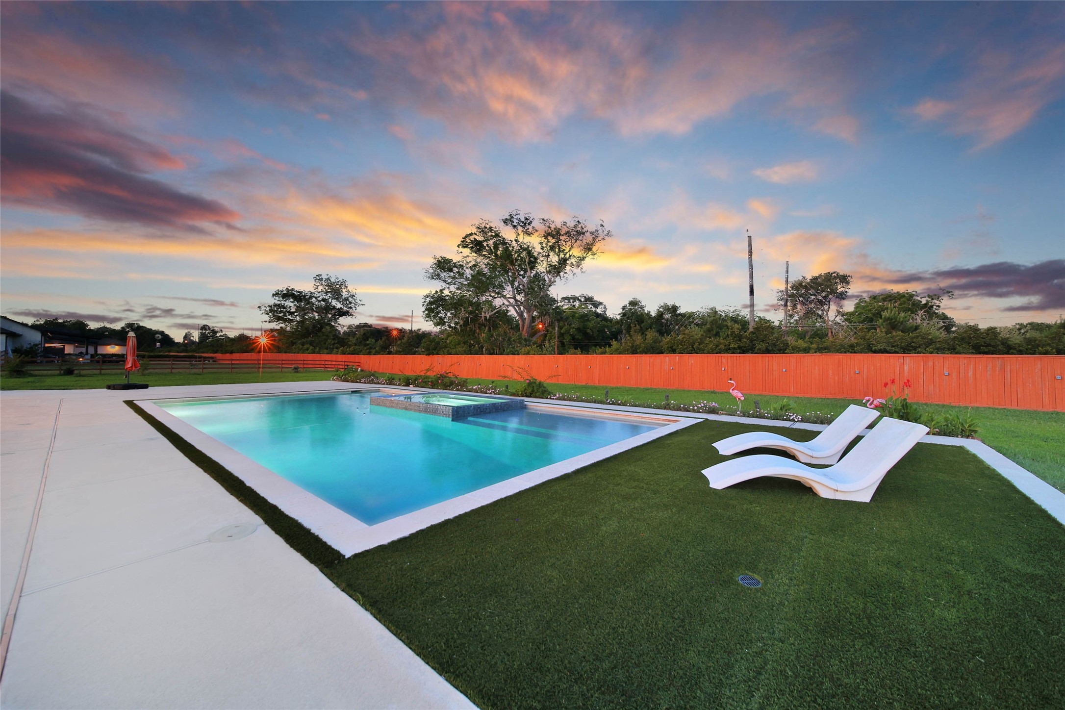 29402 Cir S Rnch Trail Fulshear, TX 77406 - Photo 46 of 50 Wow, what a backyard and pool! (Arent you lucky???!)